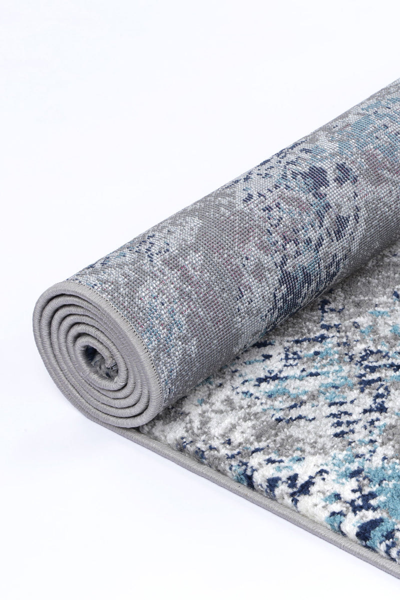 Ligures Grey Blue Rug 200X290cm