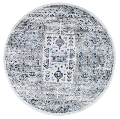 Ligures Cream Blue Traditional Rug 200X290cm