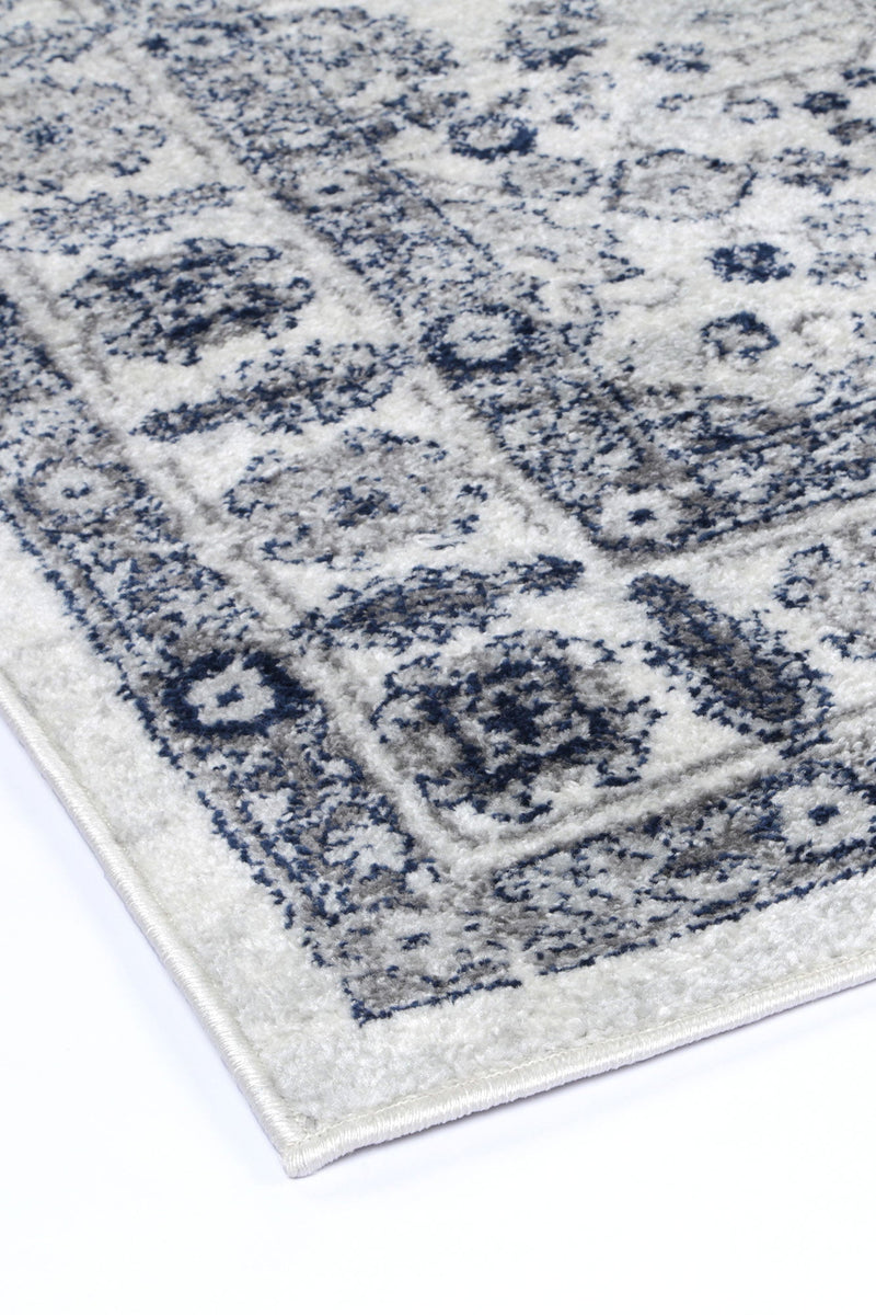 Ligures Navy Cream Traditional Rug 200X290cm