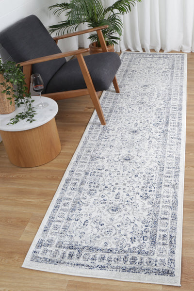 Ligures Navy Cream Traditional Rug 200X290cm