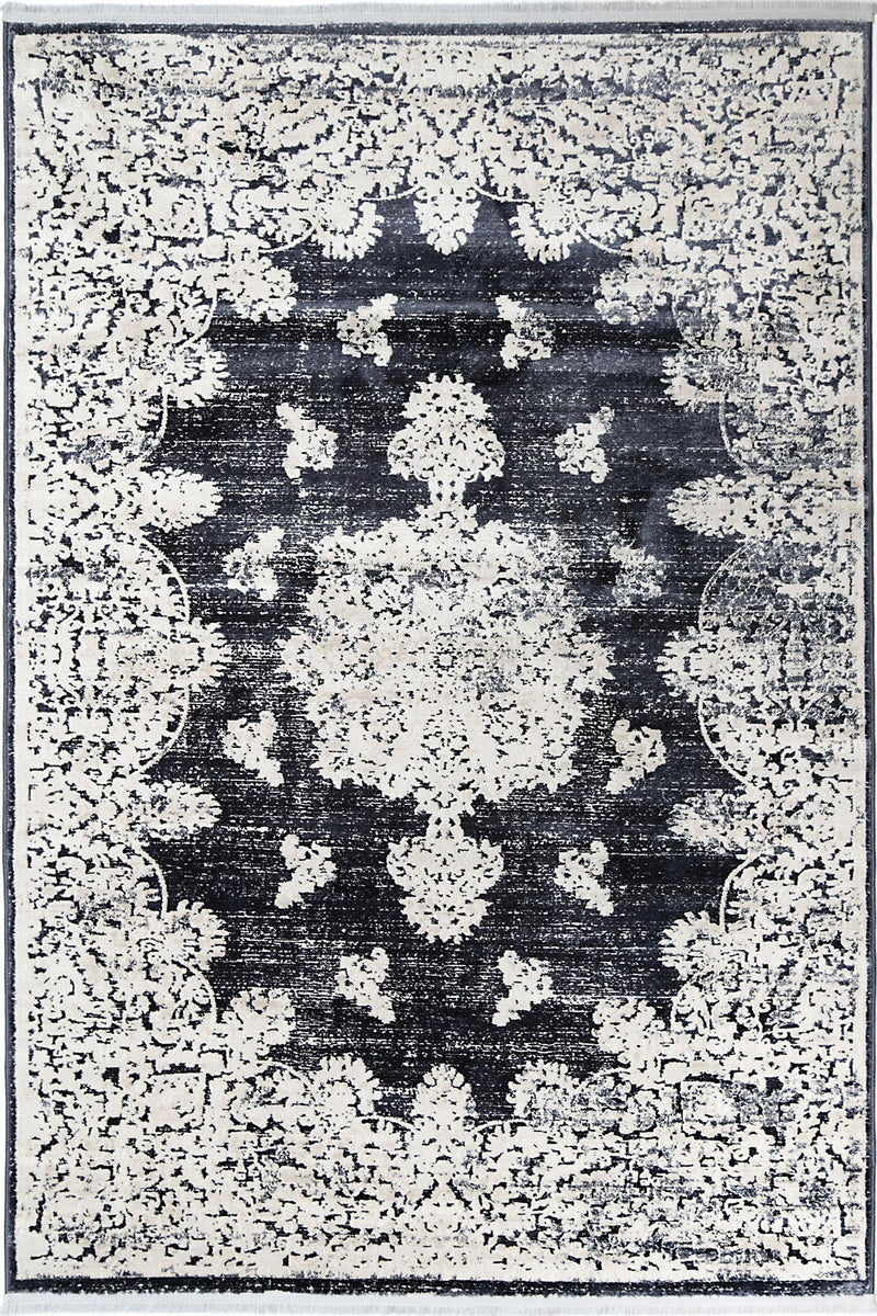 Rapsody Medallion Navy Rug 240x330 cm