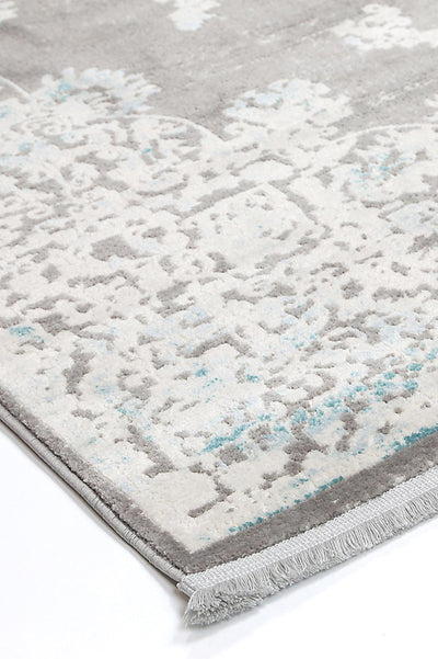 Rapsody Medallion Blue Rug 280x380 cm