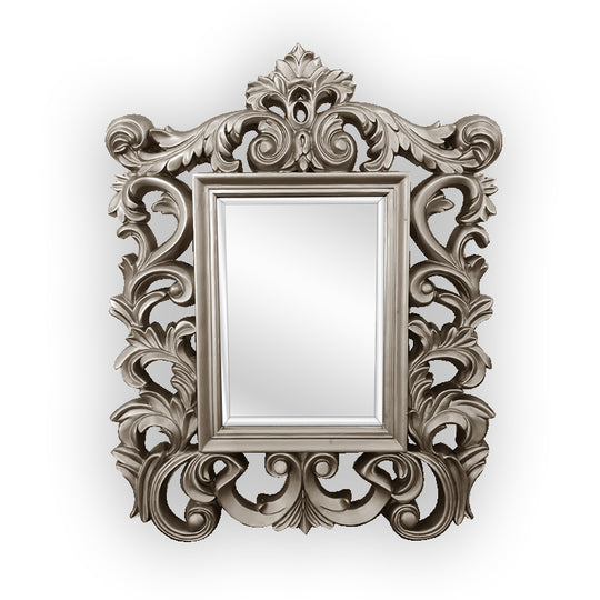 LUX Elizebeth Arch Mirror - Antique Silver 87cm x 112cm