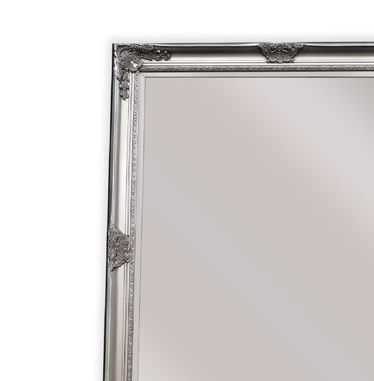 French Provincial Ornate Mirror - ANTIQUE SILVER- X Large 100cm x 190cm